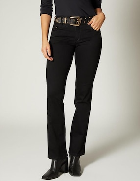 Jeans bota cintura Studio F Miner para mujer