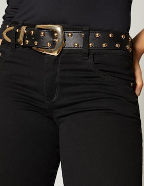 Jeans bota cintura Studio F Miner para mujer