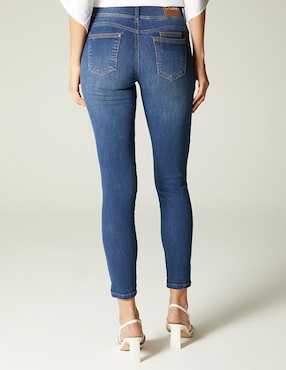 Jeans skinny cintura Studio F Akora para mujer