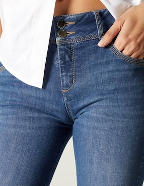 Jeans skinny cintura Studio F Akora para mujer