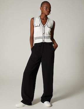 Pantalón relaxed Studio F palazzo para mujer