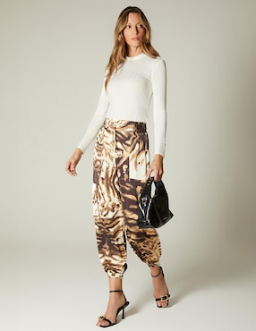 Pantalón cargo Studio F relajado para mujer