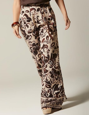 Pantalón relaxed Studio F palazzo para mujer
