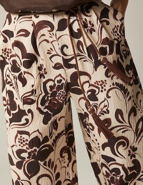 Pantalón relaxed Studio F palazzo para mujer