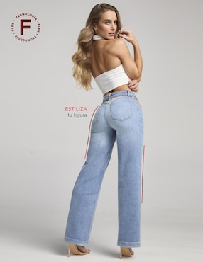 Jeans straight cintura alta Seven Jeans para mujer