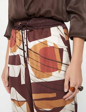 Pantalón relaxed Studio F palazzo para mujer