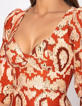 Vestido corto casual Studio F Congo Sunset Frio para mujer