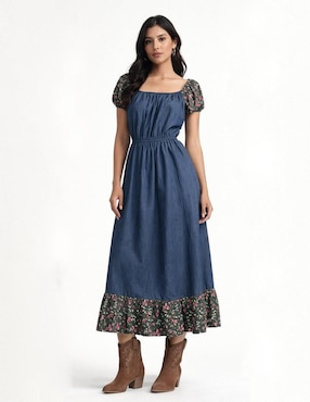 Vestido largo casual Angelozano para mujer