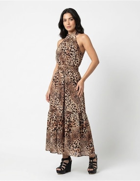 Vestido largo casual Angelozano para mujer