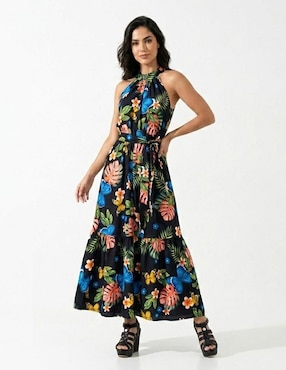 Vestido largo casual Angelozano para mujer
