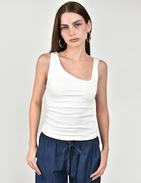 Blusa Roman Fashion sin manga para mujer