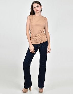 Blusa Roman Fashion sin manga para mujer