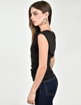 Blusa Roman Fashion sin manga para mujer