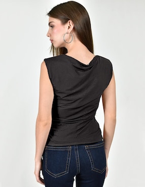 Blusa Roman Fashion sin manga para mujer