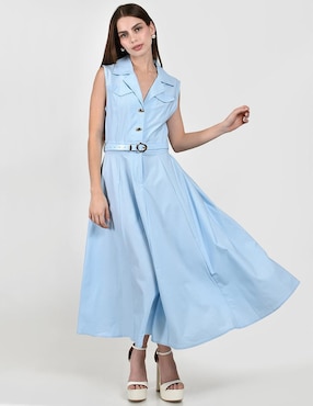 Vestido midi casual Roman Fashion para mujer