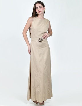 Vestido maxi casual Roman Fashion para mujer