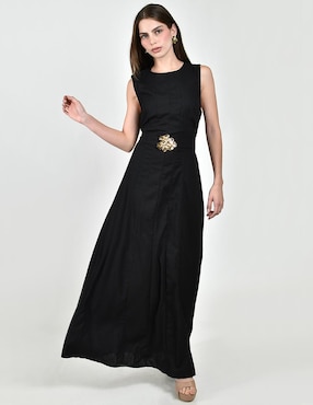 Vestido maxi casual Roman Fashion para mujer