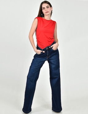 Jeans wide leg cintura alta Seven Jeans para mujer
