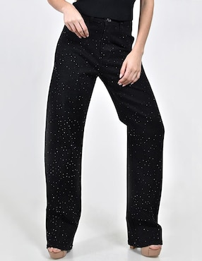 Jeans wide leg cintura alta Roman Fashion para mujer