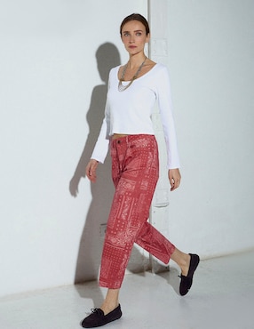 Jeans slim corte cintura Renatta&Go para mujer