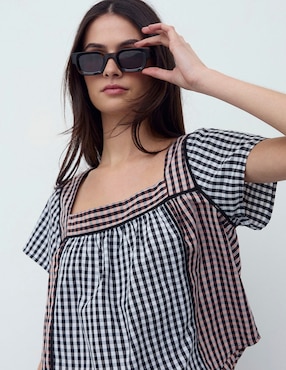 Blusa Renatta&Go manga corta para mujer