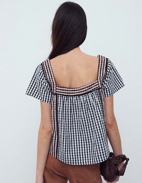 Blusa Renatta&Go manga corta para mujer