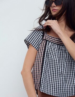 Blusa Renatta&Go manga corta para mujer