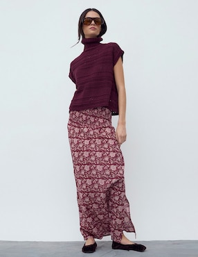 Falda larga Renatta&Go a la cintura