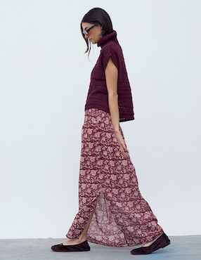 Falda larga Renatta&Go a la cintura