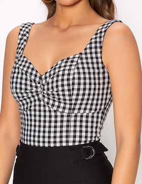 Jumpsuit Studio F estampado a cuadros para mujer