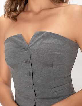 Blusa Studio F sin manga para mujer