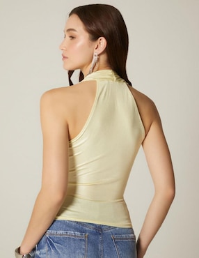Blusa Studio F Allure Glam Day sin manga para mujer