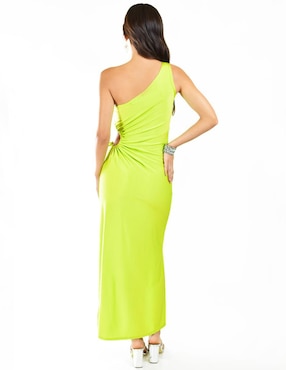 Vestido largo de fiesta Roman Fashion escote asimétrico