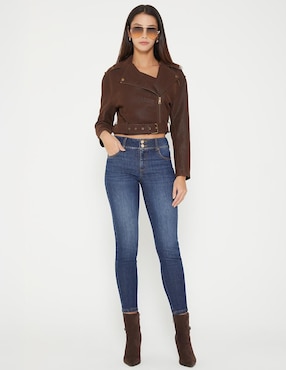 Jeans skinny cintura Studio F Bangkok para mujer