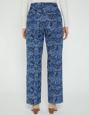 Jeans straight cintura Studio F Denim Barroco para mujer