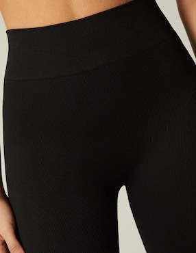 Legging Línea Deportiva Studio F cintura alta con elástico para mujer