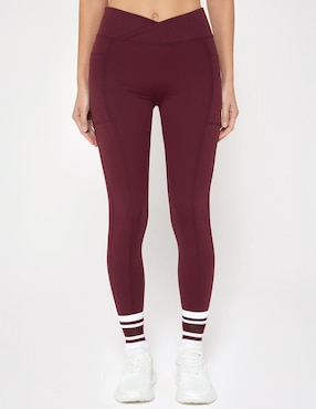Legging Línea Deportiva Studio F a la cintura con elástico para mujer