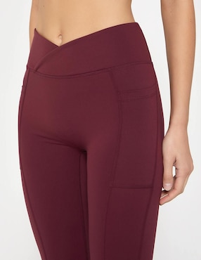 Legging Línea Deportiva Studio F a la cintura con elástico para mujer