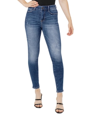 Jeans Skinny Balam J-BAL-6344-MEDIO-TR Corte Cintura Para Mujer