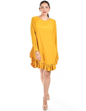 Vestido a la rodilla casual Roman Fashion para mujer