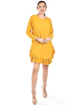 Vestido a la rodilla casual Roman Fashion para mujer