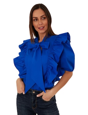 Blusa Beatriz Meade Con Olanes