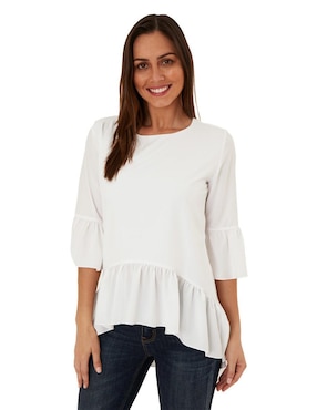 Blusa Beatriz Meade Manga 3/4 Para Mujer