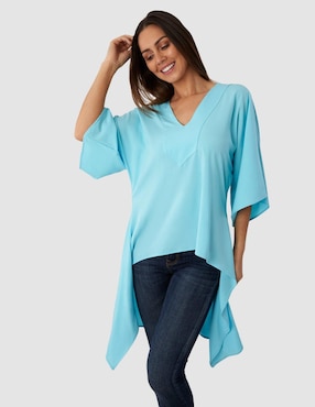 Blusa Beatriz Meade Manga 3/4 Para Mujer