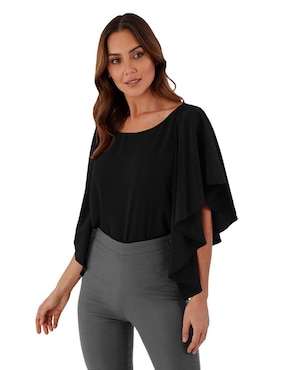 Blusa Beatriz Meade Manga Corta Para Mujer