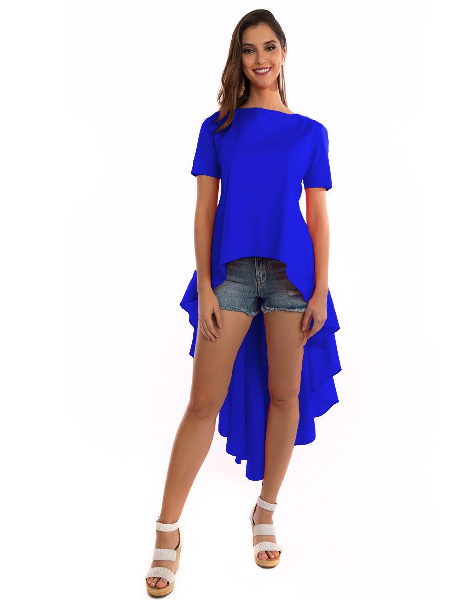 Blusa manga corta para mujer