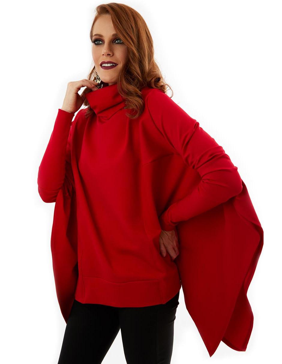 Suéter cuello con escote para mujer