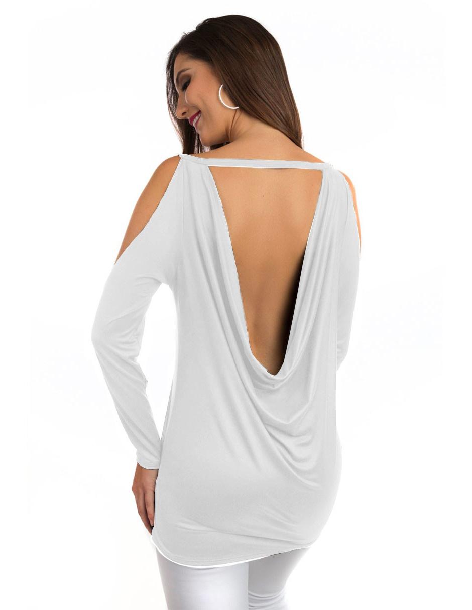 Blusa manga larga para mujer 2