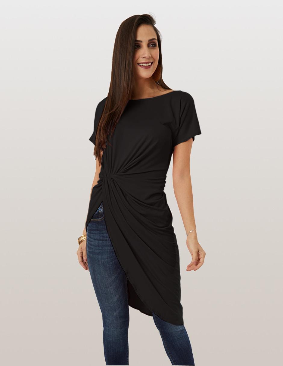 Blusa manga corta para mujer