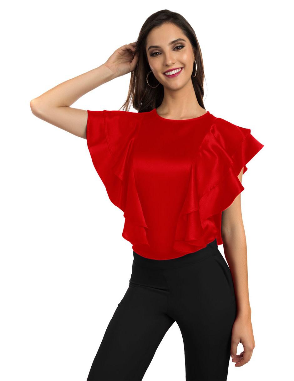 Blusa manga corta para mujer
